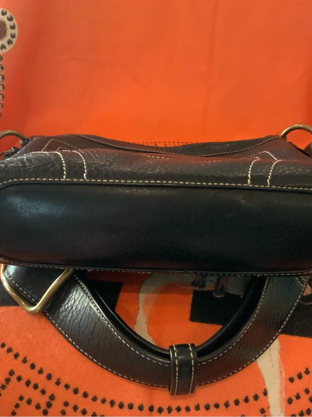 Coach Black-vintage Bleeker purse
